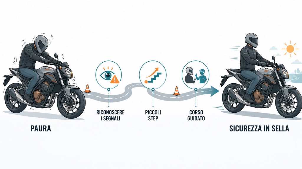 dalla paura alla sicurezza in moto